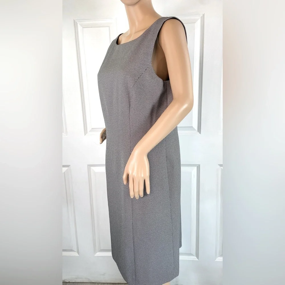 Tahari ASL Micro Dot Sheath Dress - Picture 7 of 16